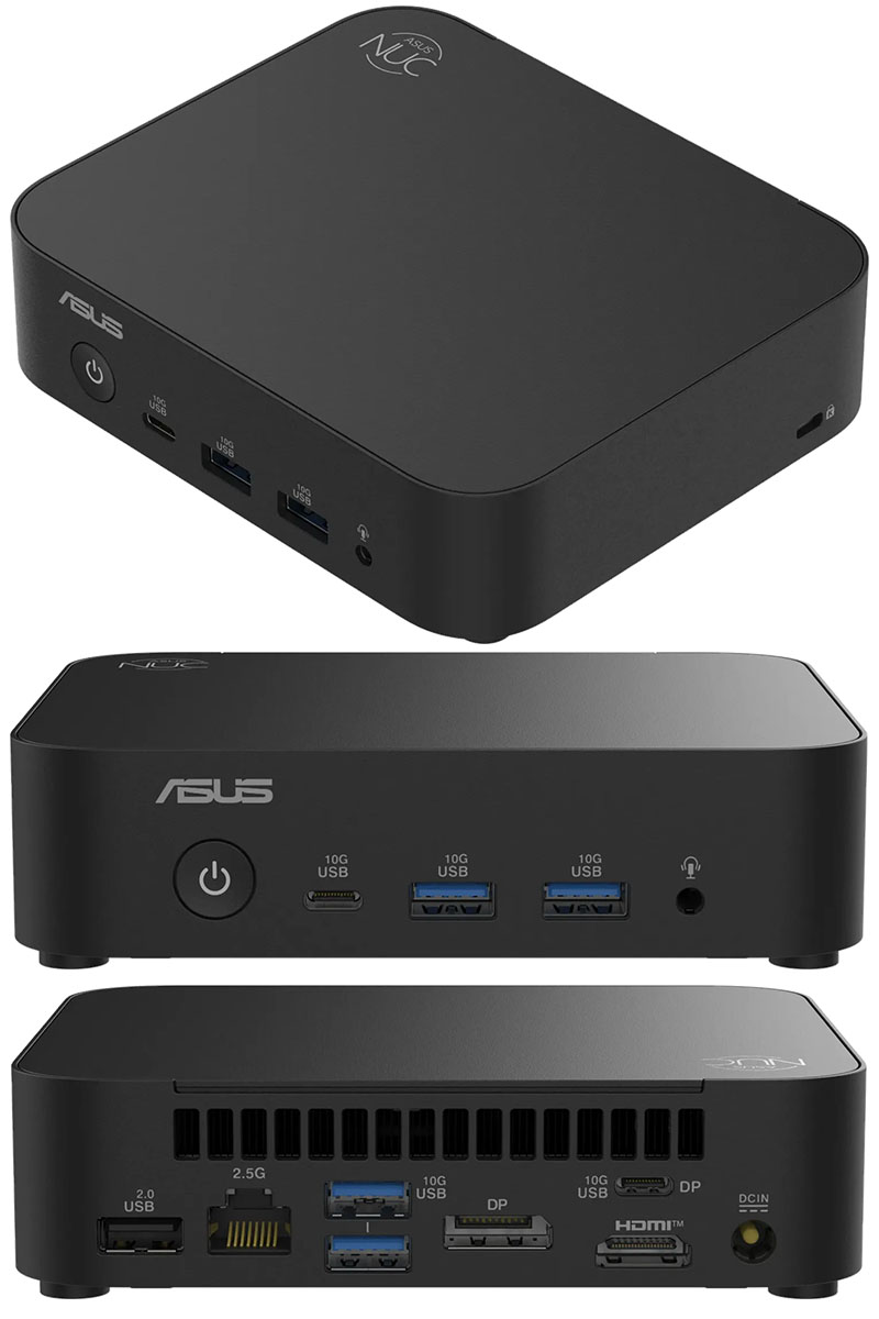 ASUS NUC14MNK35 (Intel Intel N355, up to 3.90GHz, HDMI, 2x DP)