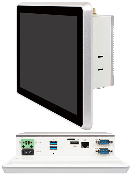 Jetway HPC080SC-FP3350-2G64G Panel-PC (8" 1024x768, Intel N3350, 2GB RAM, 64GB m.2 SSD)