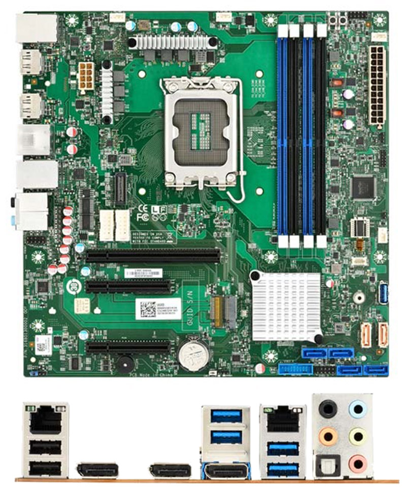 Mitac PH10ADU-H610 Micro-ATX (Intel Q670, LGA1700) [PCIe x16, PCIe x8, 2x LAN] 